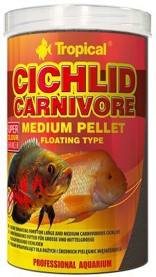Tropical Cichlid Carnivore Medium pellet 1 litra