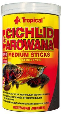 Tropical Cichlid Arowana Medium Sticks 1 litra
