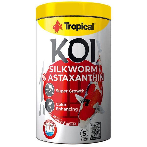Tropical KOI Silkworm&astaxanthin 1 litra